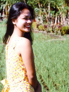 Photo of Emelda in rice field